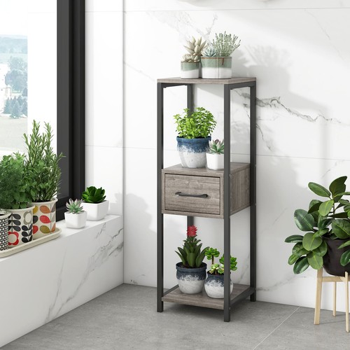 Drawer tier tall metal plant - tall,