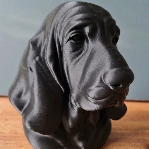 Basset hound dog bust - hound,