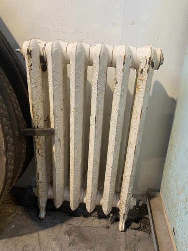 Ornate white cast iron - ornate,
