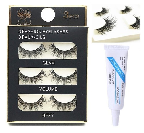 Huda girl eye lashes - for, black