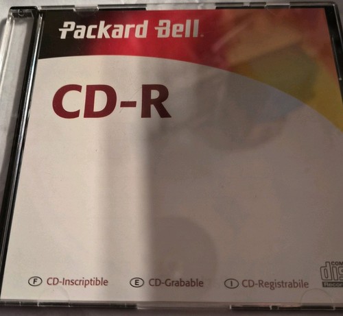 Packard bell new not - cd-r, used