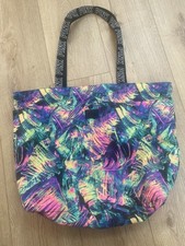 Pink x Victoria Secret Leaf Pattern Tote Bag Beach Gym
