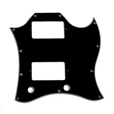 WD Custom Pickguard For Gibson 63-70 Full Face SG, Black 3ply
