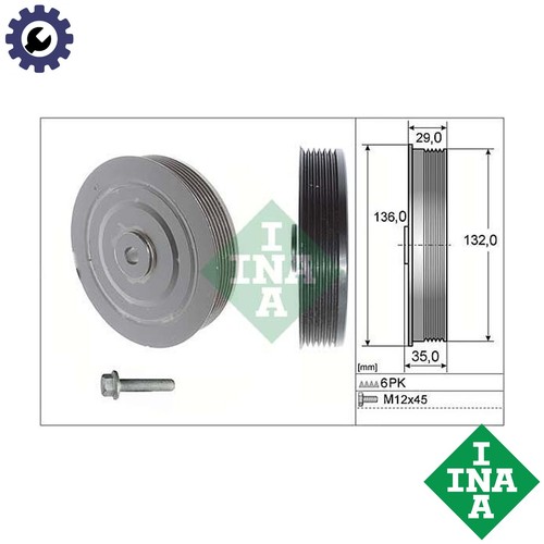 Belt pulley set crankshaft - belt,