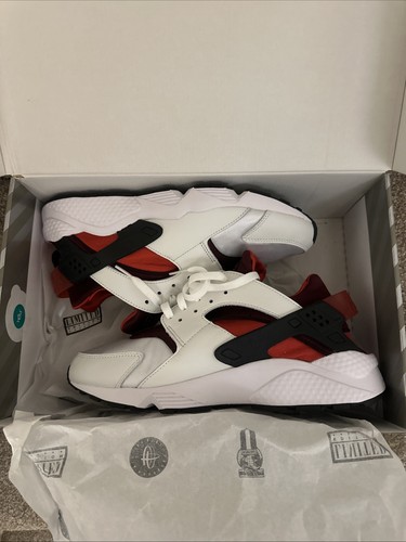 Nike air huarache white red - air,