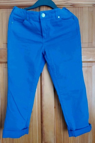 White stuff cobalt blue crop - stuff,