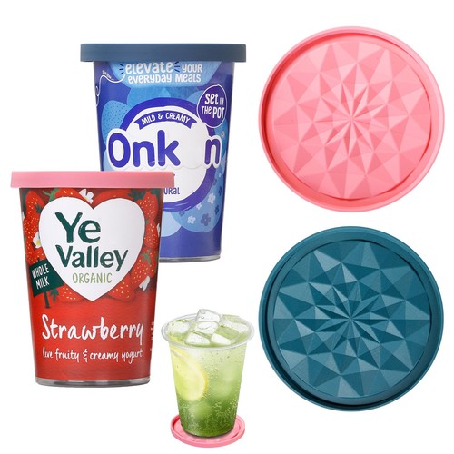 Yogurt pot lids 500g - yogurt, 2