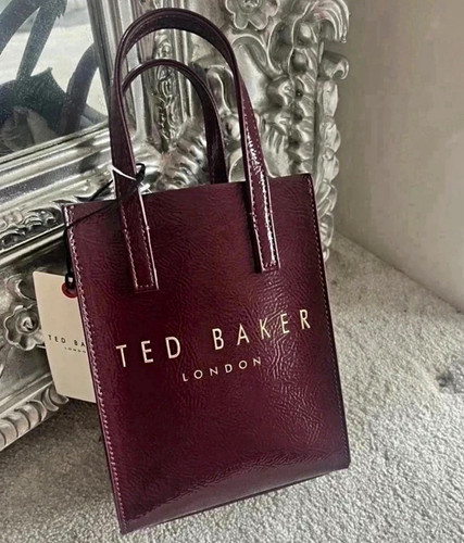 Ted baker purple patent faux - ted,