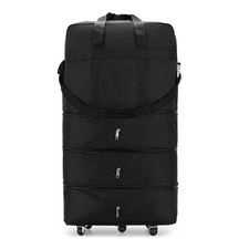 Expandable Foldable Suitcase Collapsible Rolling Travel Luggage Bag - L Size