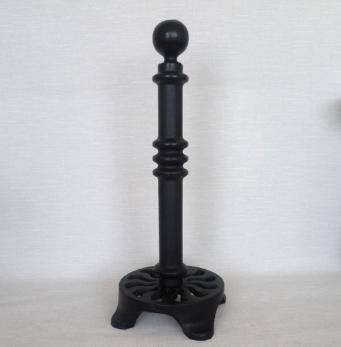 Vintage cast iron kitchen roll - iron,