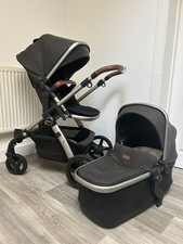 Silver Cross Wave Charcoal