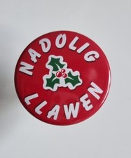 Nadolig Llawen - Small Button