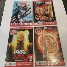 All-New Marvel Now! Lot of 4 Fantastic 4 Avengers Arena 2014 Calendar Iron Fist