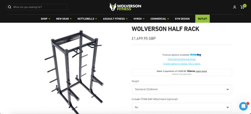 Wolverson rack upgraded - wolverson,