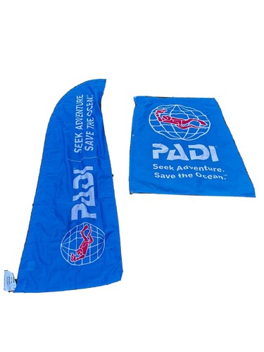 Padi advertising flags - advertising,