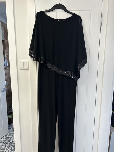 Roman black jumpsuit size - roman,