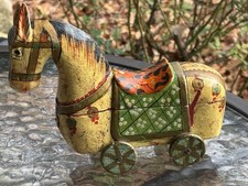 Old Wooden Hand Crafted Horse