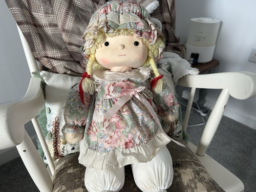 Vintage windup rag - rag, doll