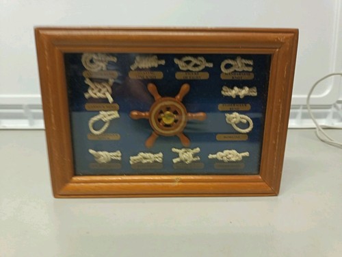 Framed nautical knot board - framed,