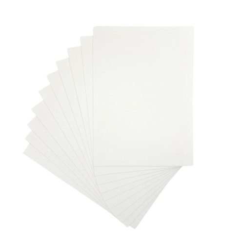 Pack white coloured - 10, a4