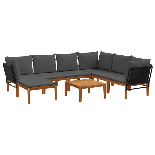Garden lounge set solid acacia - garden,
