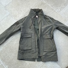 Pretty Green Jacket Lined With Concealed Hood Large Mod 60’s Field Festival