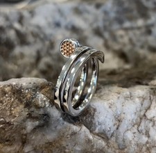 Clogau Welsh Silver & 9ct Rose