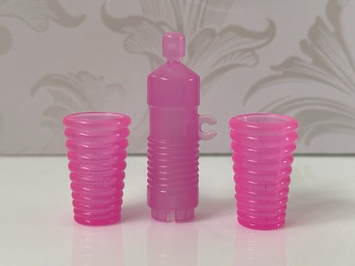Barbie pink water bottle - barbie,