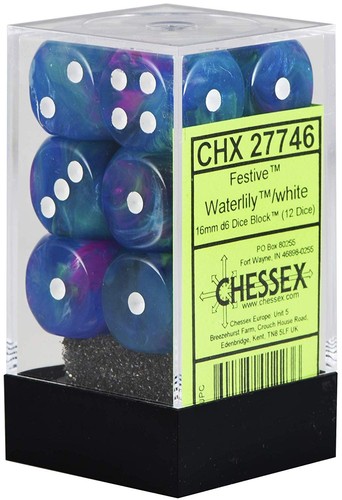 16mm dice block festive - 16mm,