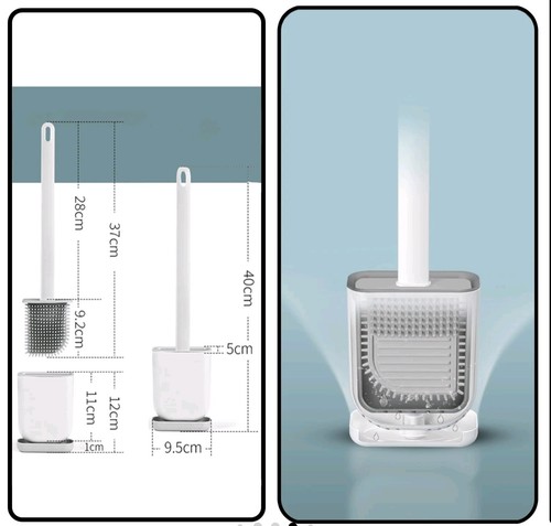 Silicone toilet brush - 4x,