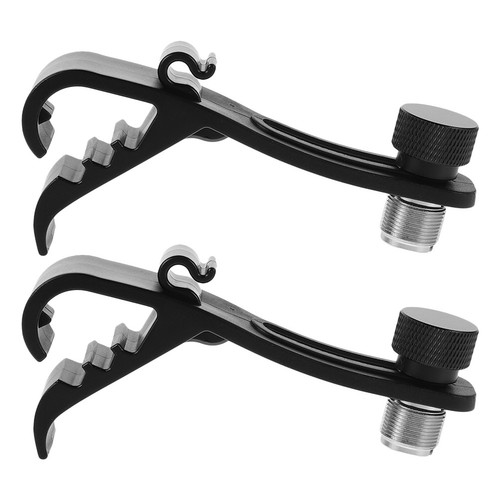 Reusable drum mic clip with - drum,