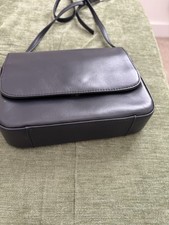 Dark Navy Leather Handbag with
