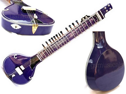Handmade sitar blue fusion - handmade,