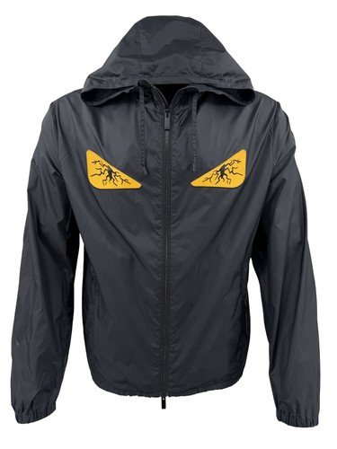 Fendi eyes windbreaker black - fendi,