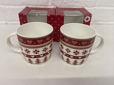 2 Laura Ashley Home Mugs Scandinavian Chic Mug 2012 Fine Bone China Boxed Unused