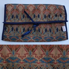 Liberty of London Wash Bag William Morris Vintage 1980s Art nouveau blue