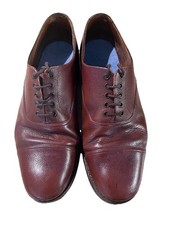 British Army Officers Dress Shoes Size 10 Brown Oxford 1982 Military Surplus LN