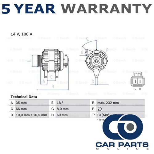 Alternator cpo fits - cpo, vauxhall