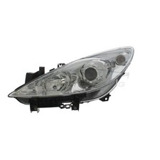 Headlight Peugeot 307 2005-2009 Projector Type Headlamp Passenger Side Left Hand