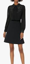 Ted Baker Amaali Embellished Tunic Black Dress Size 3  UK 12