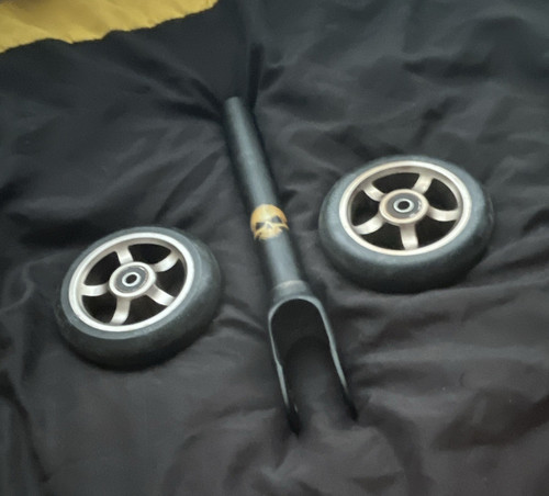 Push scooter fork with - push, 2