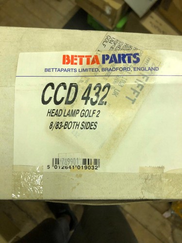 Golf mk2 headlamp headlight - golf,