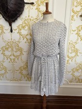 Vintage 1970s Silver Lurex
