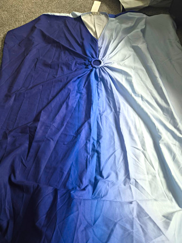 Blue white colour ladies - white,