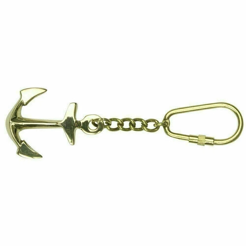 Handmade solid brass anchor - solid,