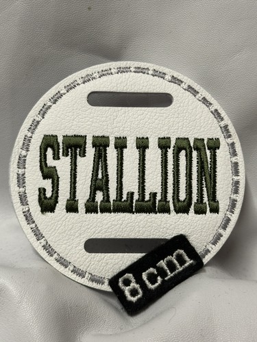 8cm white leather - ,