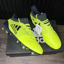 Adidas X 17.1 FG UK 7.5 ~ Sample Pair ✨Mens Football Boots Very Rare Leather
