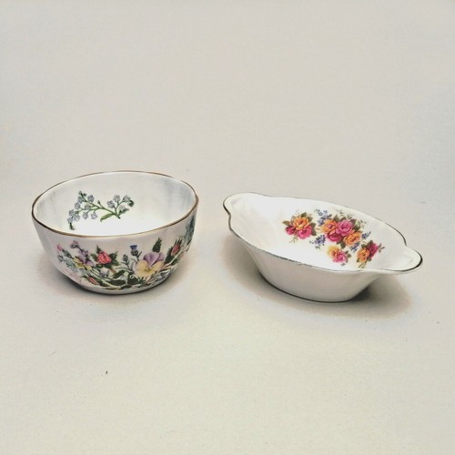 Vintage fine bone china bowl - vintage,