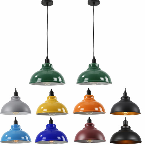 Vintage industrial pendant - industrial,