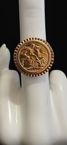 1907 full sovereign ring - 1907,